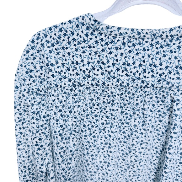 Old Navy Corduroy Knit Floral Vines Popover Top Shirt Women’s Plus Size … - Picture 5 of 7